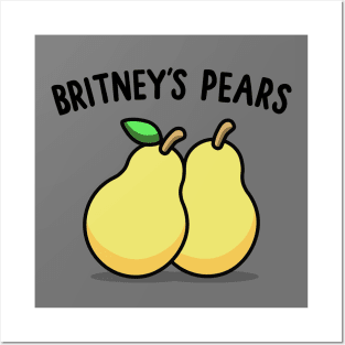 Britney's Pears (clear backgrounds) Posters and Art